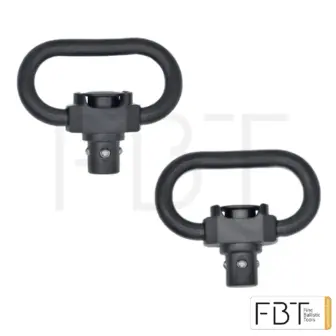 Halder PUSH & GO sling swivel 6 mm | SLIM version | 23 mm wide