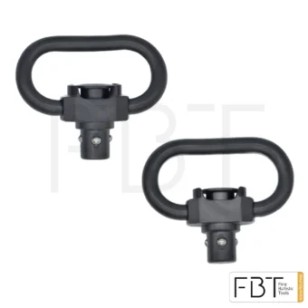 Halder PUSH & GO sling swivel 6 mm | SLIM version | 23 mm wide