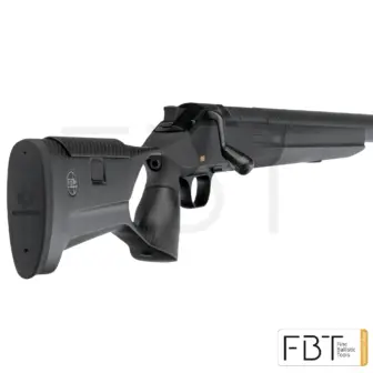 UNIC Carbon left-hand stock | for Blaser R8 Ultimate model firearms | two-piece 9 Blaser R8 Ultimate | UNIC Carbon Stock | Fine Ballistic Tools