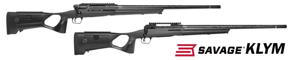 Savage IMPULSE KLYM rifles with carbon stock