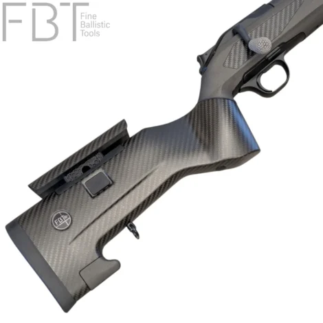 UNIC SuperErgo Carbonschaft matt | Standard Rechtsversion Schnellbestellung | über 30 Modelle 10 Blaser R8 Waffe | UNIC SuperErgo Carbonschaft von FBT - Detail Hinterschaft