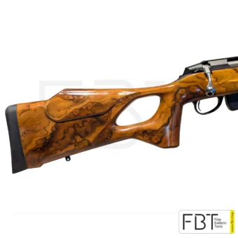 Tikka T3x Kaliber 22-250 Remington Waffe mit UNIC Carbonschaft Holzoptik Glossy