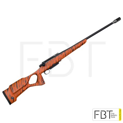 Heym SR30 .300 Win. Mag. rifle with UNIC carbon stock in orange - Tiger Camo