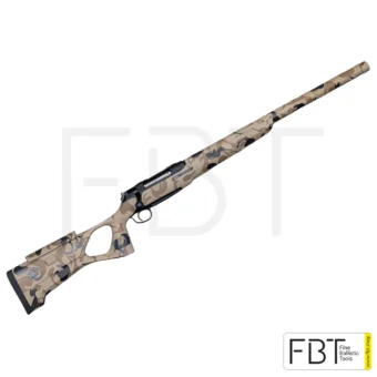 Sauer 404 .308 Win. Waffe mit UNIC Carbonschaft Sand Camo und Integral Schalldämpfer