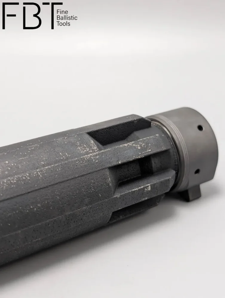 INCA TAC Schalldämpfer nach 10.000 Schüssen aus Steyr AUG