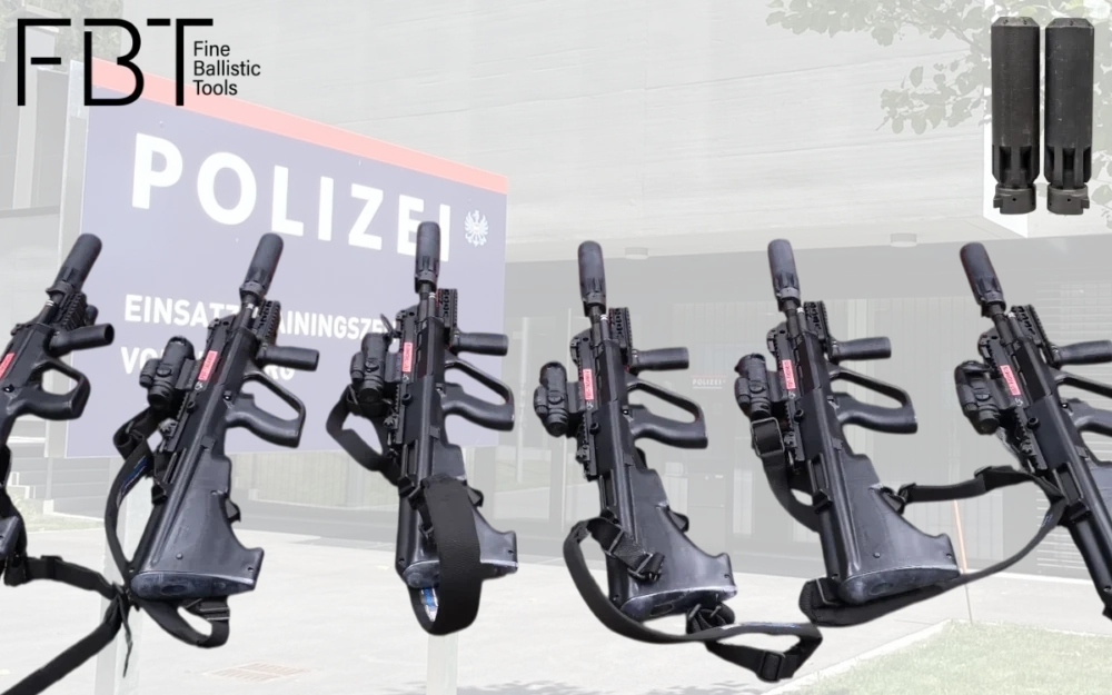 Polizei Vorarlberg INCA TAC Schalldämpfertest mit Steyr Aug - 10.000 Schuss
