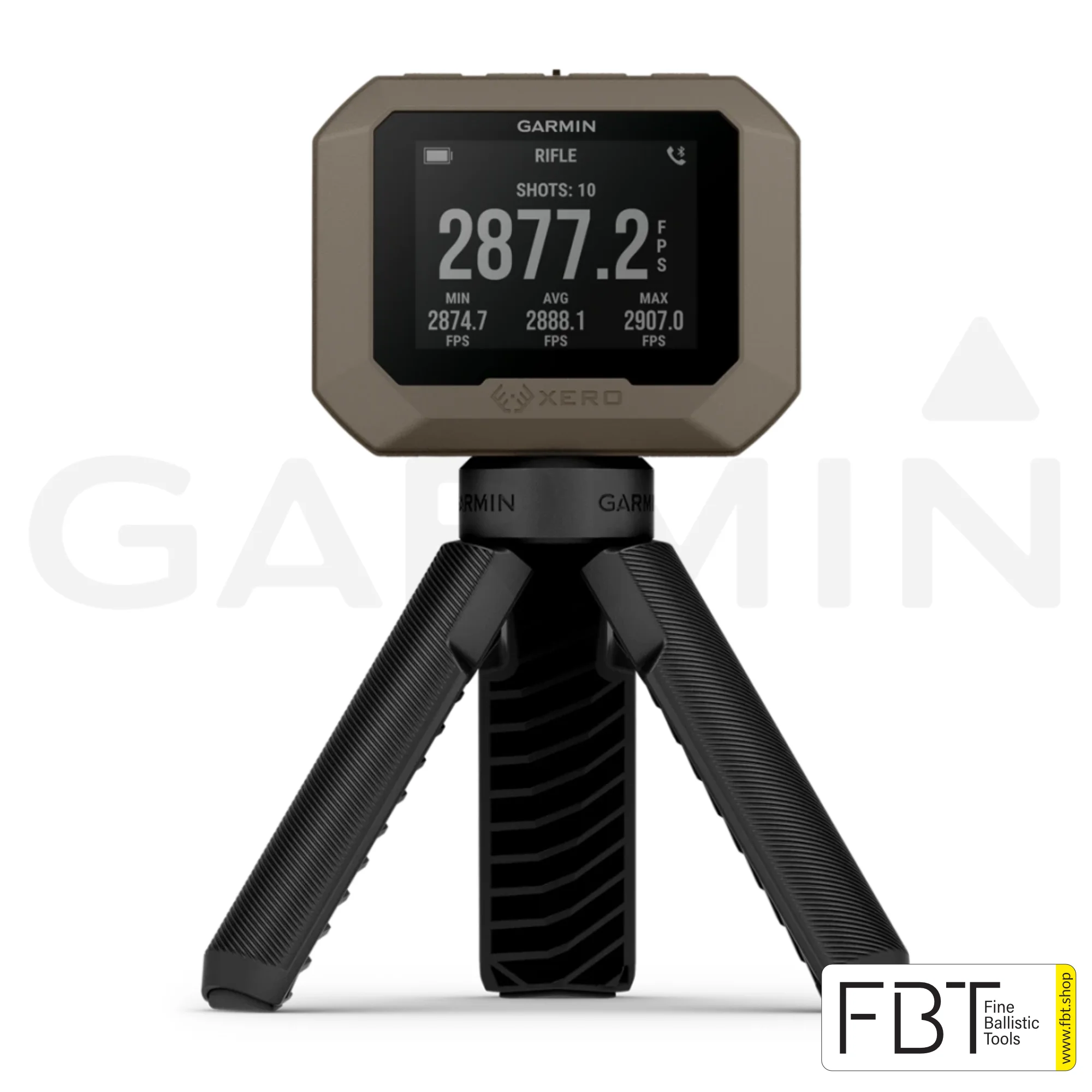 Garmin Xero C1 Pro Chronograph - Präzises Geschwindigkeitsmessgerät für Geschosse, Pfeile & Co. | Hohe Genauigkeit für Schützen 2 Garmin Xero C1 Pro Chronograph | Vorderansicht