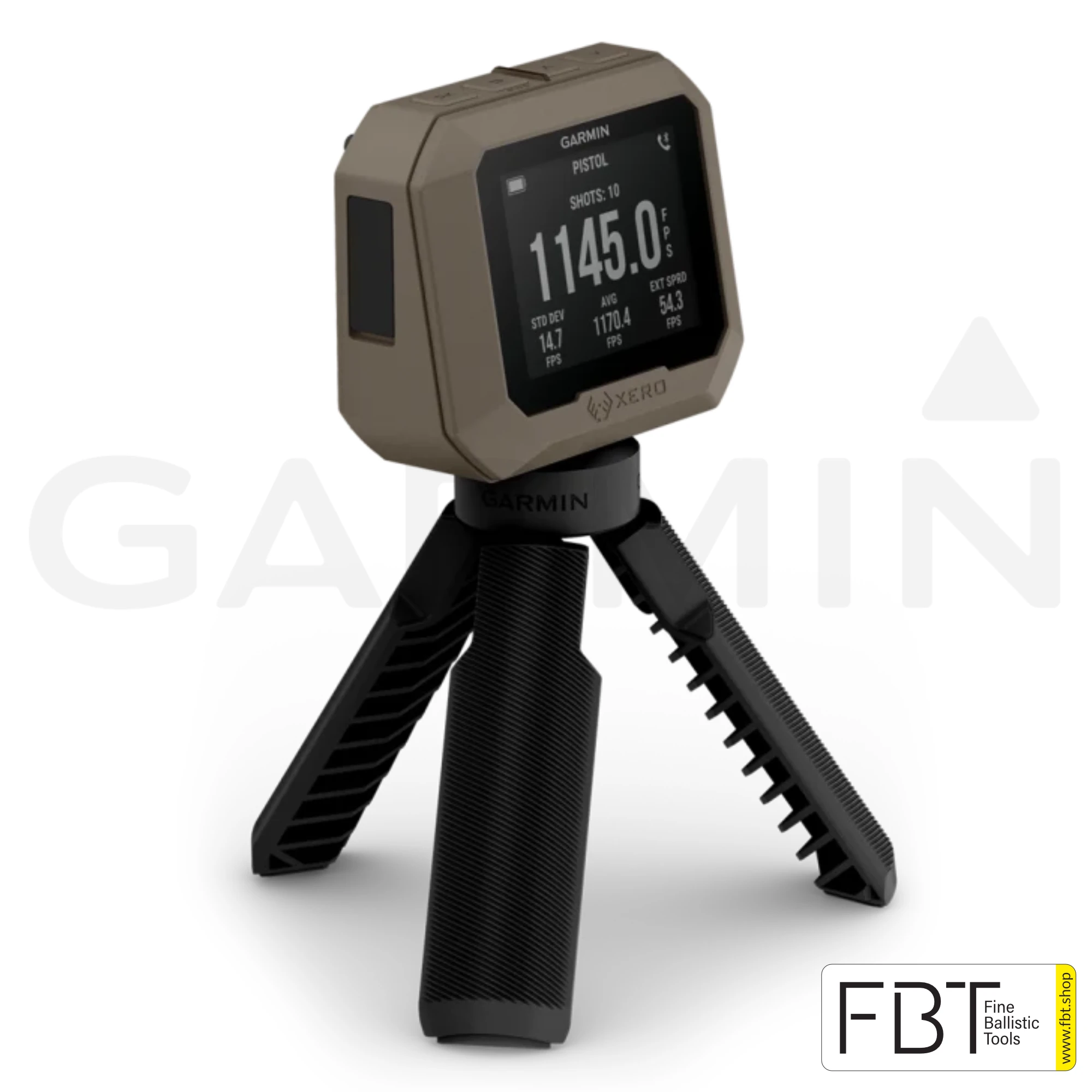Garmin Xero C1 Pro Chronograph - Präzises Geschwindigkeitsmessgerät für Geschosse, Pfeile & Co. | Hohe Genauigkeit für Schützen 4 Garmin Xero C1 Pro Chronograph | Seitenansicht
