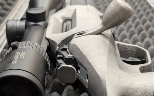 AERA weapon 1.9 kg | Titanium weapon detail manual cocking lever decocked