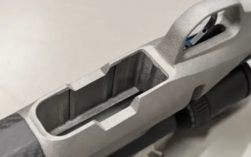 AERA weapon 1.9 kg | titanium weapon detail magazine well
